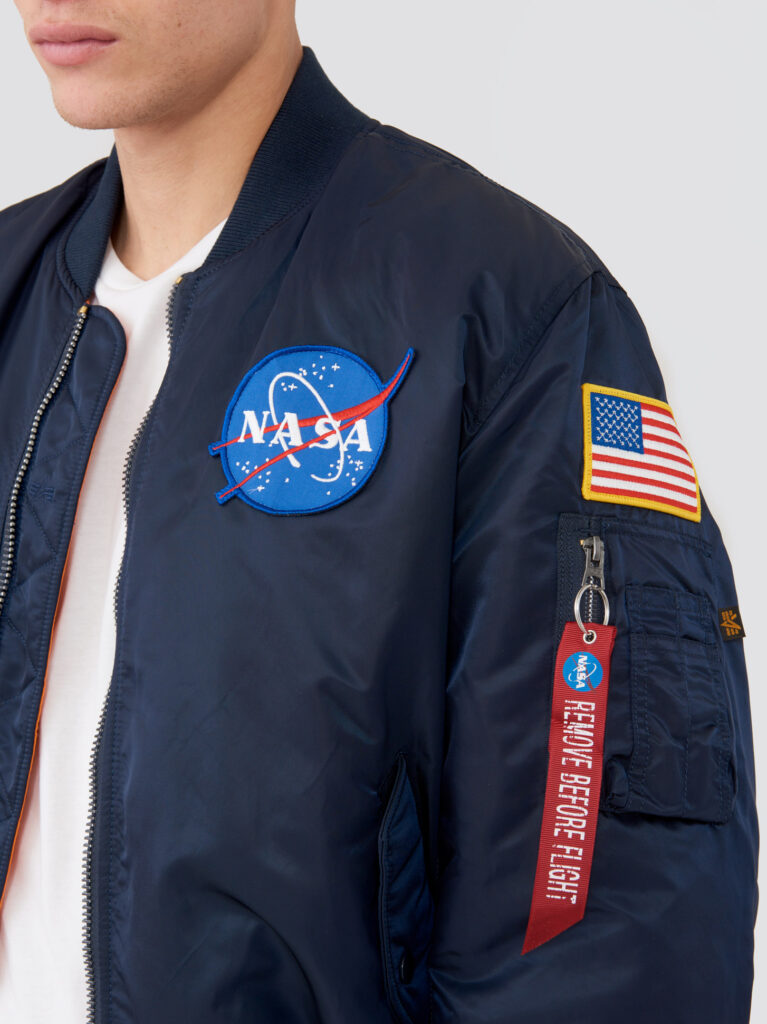 NASA MA-1 FLIGHT JACKET-replica-blue