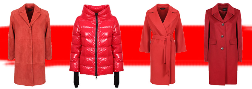 Coat red color