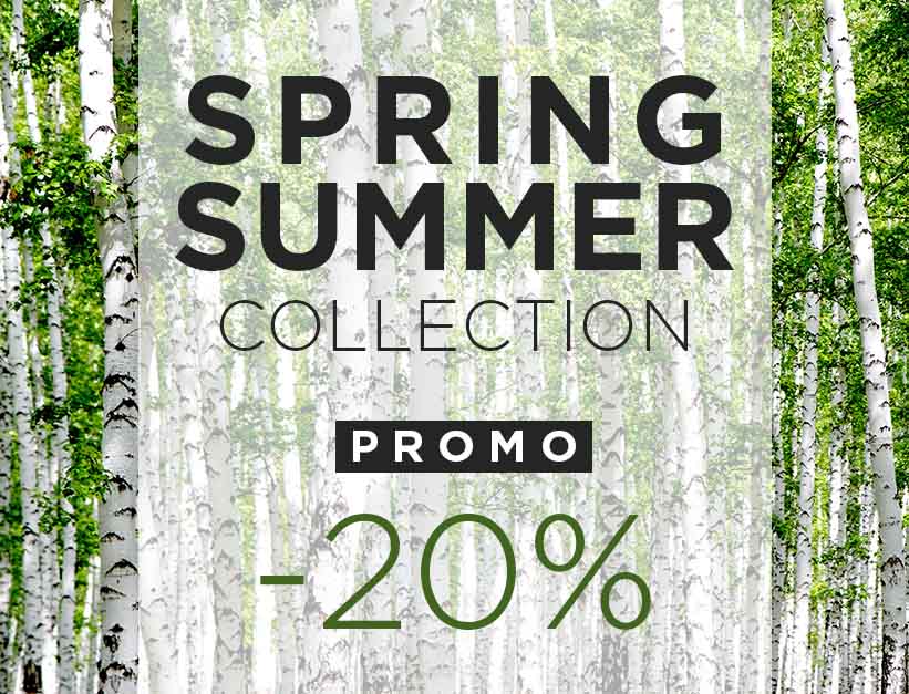 Acquista ora- Sconto -20% sulle collezioni Primavera Estate